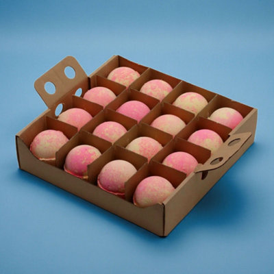 Serenityy Set of 3 Five for Her Bath Fizzers, 3 x 180g, Soft Pink Gift Set