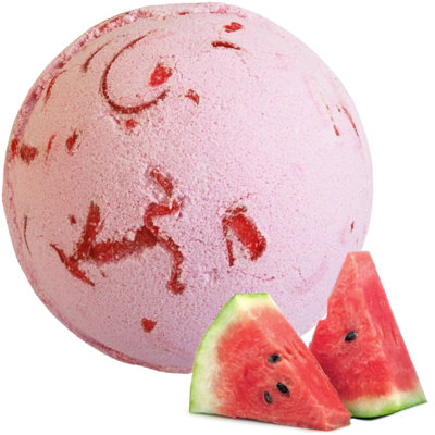 Serenityy Tropical Paradise Coco Bath Bomb Watermelon 180 g - Sweet Fresh Fruity Fragrance, Made in UK