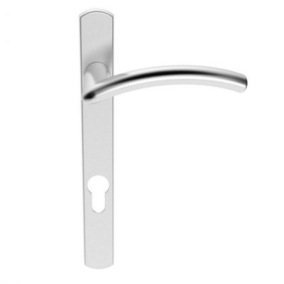 Serozzetta Satin Chrome Serozzetta Verde Lever on Narrow Plate (R/H) (SZS03NP92SCRH)