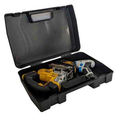 SERPRO -Large Tool Case and Power Tool Storage, Electric Drill Holder, Angle grinder Router Multitool
