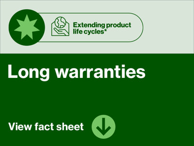 Extending product lifecycles - long warranties