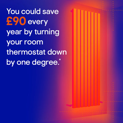 You could save £90 every year by turning your room thermostat down by 1 degree (based on certain criteria below)