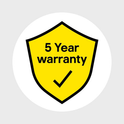 5 year warranty