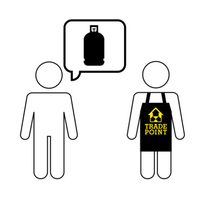 Step 1 - pick your item and request a Flogas bottle as part of your purchase