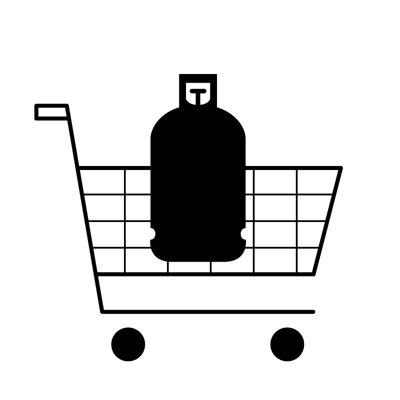 Step 2 - go to the checkout with your empty gas bottle