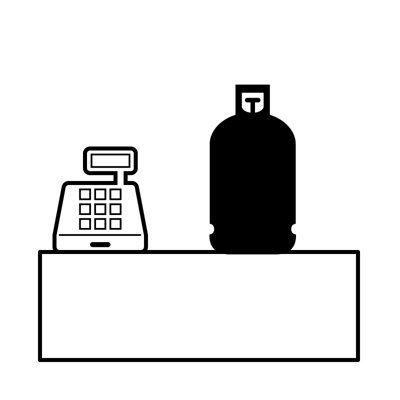 Step 3 - swap your old gas bottle for a new one