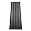 Set of 12 Black Steel Corrugated Roofing sheet T 0.27mm 115cm L x 45cm W