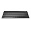 Set of 12 Black Steel Corrugated Roofing sheet T 0.27mm 115cm L x 45cm W