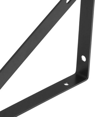 Set of 12 Heavy Duty Shelf Brackets 12 Inch Wall Mounted Triangle ...