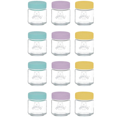 Set of 12 Kids Storage Jar 110ml