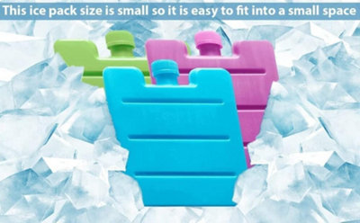 Poches De Froid Réutilisables Pour Glacière - Blocs Réfrigérants, 200-500ml, Pour Pique-nique, école, Voyage, Allaitement