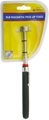 Set Of 2 5lb Portable Telescopic Magnetic Long Pen Pick Up Rod Tool Stick Extending