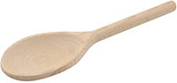 Set Of 2 8" Wooden Kitchen Spoon Stirring Mixing Utensil Handheld Tool