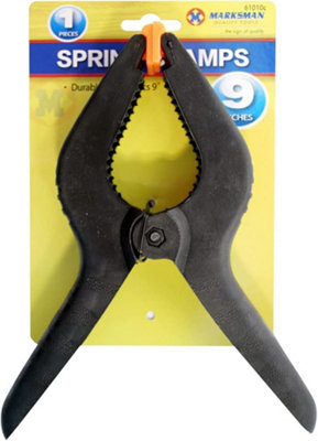 Set Of 2 9 Inch Plastic Spring Clamp Hand Tool Diy Clips Tarpaulin Market Workshop Craft