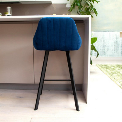 Breakfast bar stools online blue