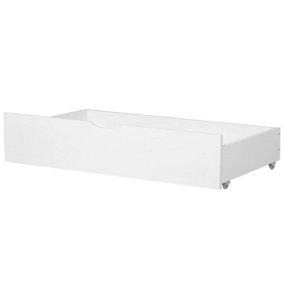 Set of 2 Bed Storage Drawers White RUMILLY