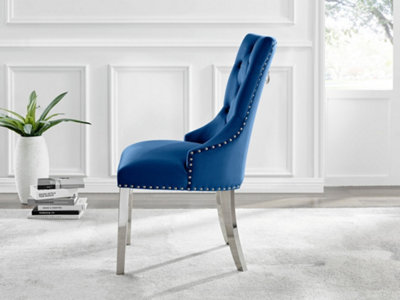Knocker chairs chrome legs discount