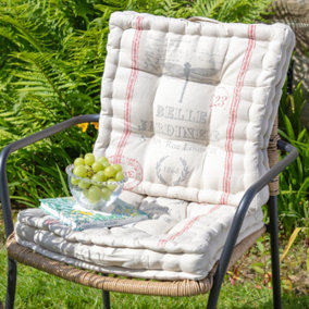 Set of 2 Belle Jardinere Outdoor Garden Furniture Cushion Seat Pad