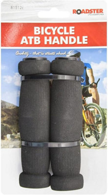 Set Of 2 Bicycle Atb Handle Grips Foam Comfort Handlebar Grips For Mountain Soft