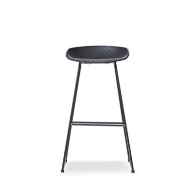 Black plastic on sale bar stools