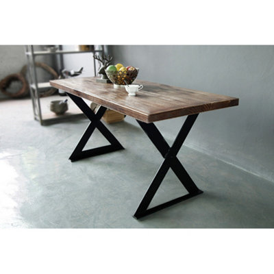 X shaped deals table legs diy