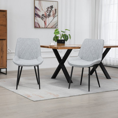 Fabric dining chairs online the range