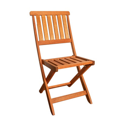 Set of 2 Bowness Outdoor Garden Patio Wooden Folding Chairs - 8