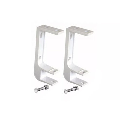 Set Of 2 Ceiling Wall Brackets For 40mm Torsion Bar Standard Manual XL Awnings