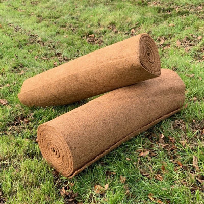 Set of 2 Coco Hanging Basket Planter Liner 10m Bulk Rolls