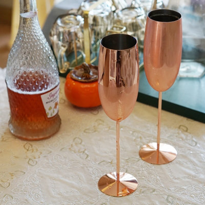 Tall champagne store flutes