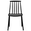 Set of 2 Dining Chairs Black VENTNOR
