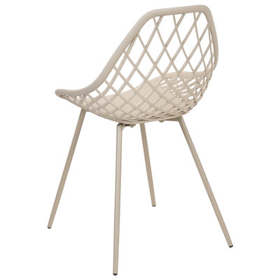 Set of 2 Dining Chairs CANTON II Beige