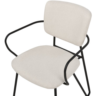 Set of 2 Dining Chairs ELKO Cream