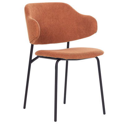 Set of 2 Dining Chairs KENAI Orange