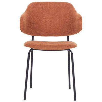 Set of 2 Dining Chairs KENAI Orange