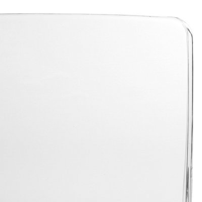 Set of 2 Dining Chairs WESTBRIDGE Transparent