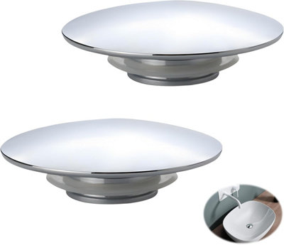 Set of 2 Drain Plugs, Easy-to-Deploy Replacement Push Buttons ...