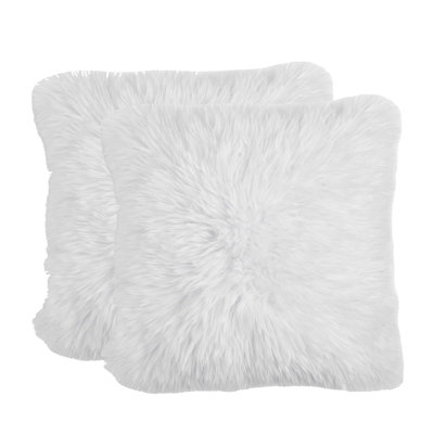 Mongolian fur cushion covers best sale