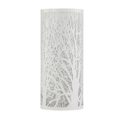 Set of 2 Forest - White 26cm Woodland Table Lamps