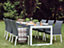 Set of 2 Garden Chairs Grey BACOLI