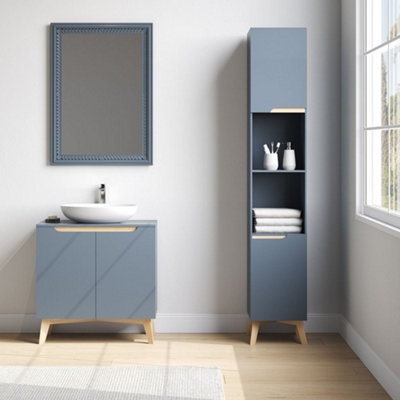 Tall under deals sink bathroom cabinet