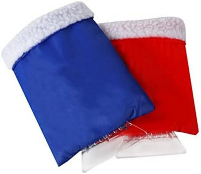 Set Of 2 Ice Scraper With Glove Window  Van Car Winter Snow Frost Windscreen Warm New - 7