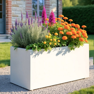 plastic rectangular plant pots Contemporary Planter Box for the Modern Garden – Loll Designs