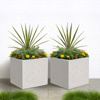 Plant pot Garden ID Grey 40 x 31 cm