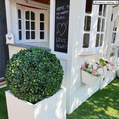 thumbnail image 2 of Outdoor Planters Plastic Urn Planters 15.8 X 26.4 Inch 2 Pack Black Classic Flower Pots Front Porch Planters Indoor & Outdoor Vase For Wedding Party Event Home Outdoor Planter Urns 2 of 9