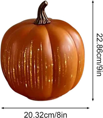 pumpkin様 Set of 2 Illuminated Starry Night Glass Pumpkins (Large): Twinkle