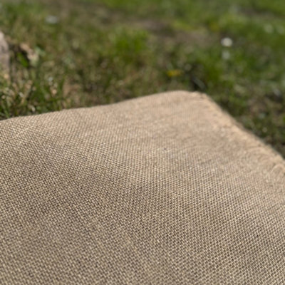 Set of 2 Jute Hessian Burlap Plant Protection Liner & Weed Control ...
