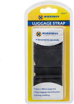 Set Of 2 Luggage Strap Adjustable Baggage Tie Down Suitcase Strong Travel