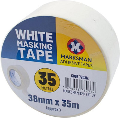 Set Of 2 Masking Tape General Purpose Strong Decorators Craft Easy Tear 38mm X 35m