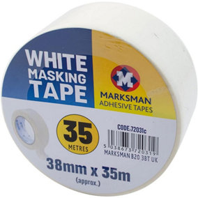 Set Of 2 Masking Tape General Purpose Strong Decorators Craft Easy Tear 38mm X 35m